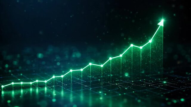Muted preview of a market trend chart